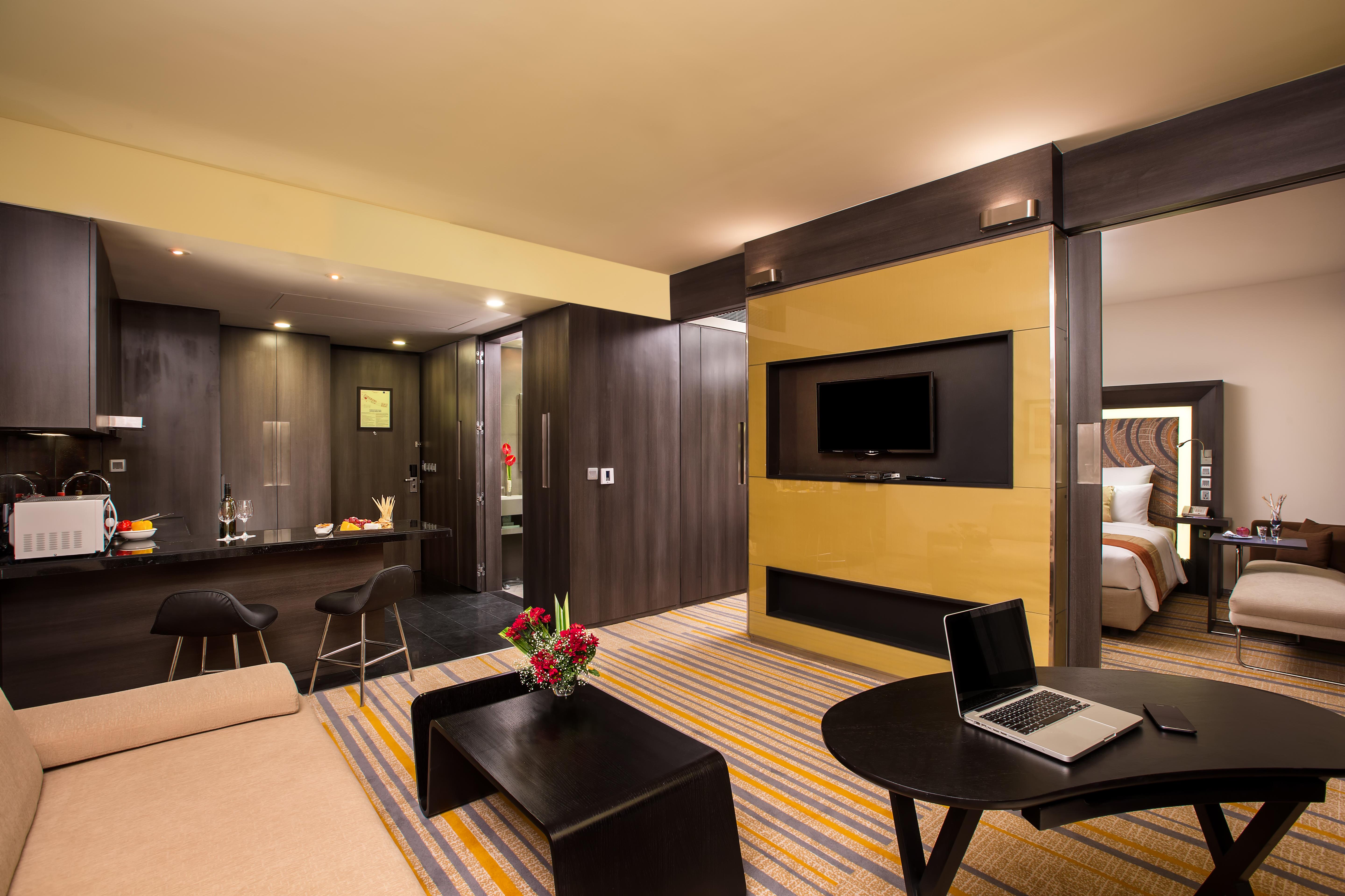 Novotel Kolkata Hotel And Residences Exterior photo Suite at the hotel