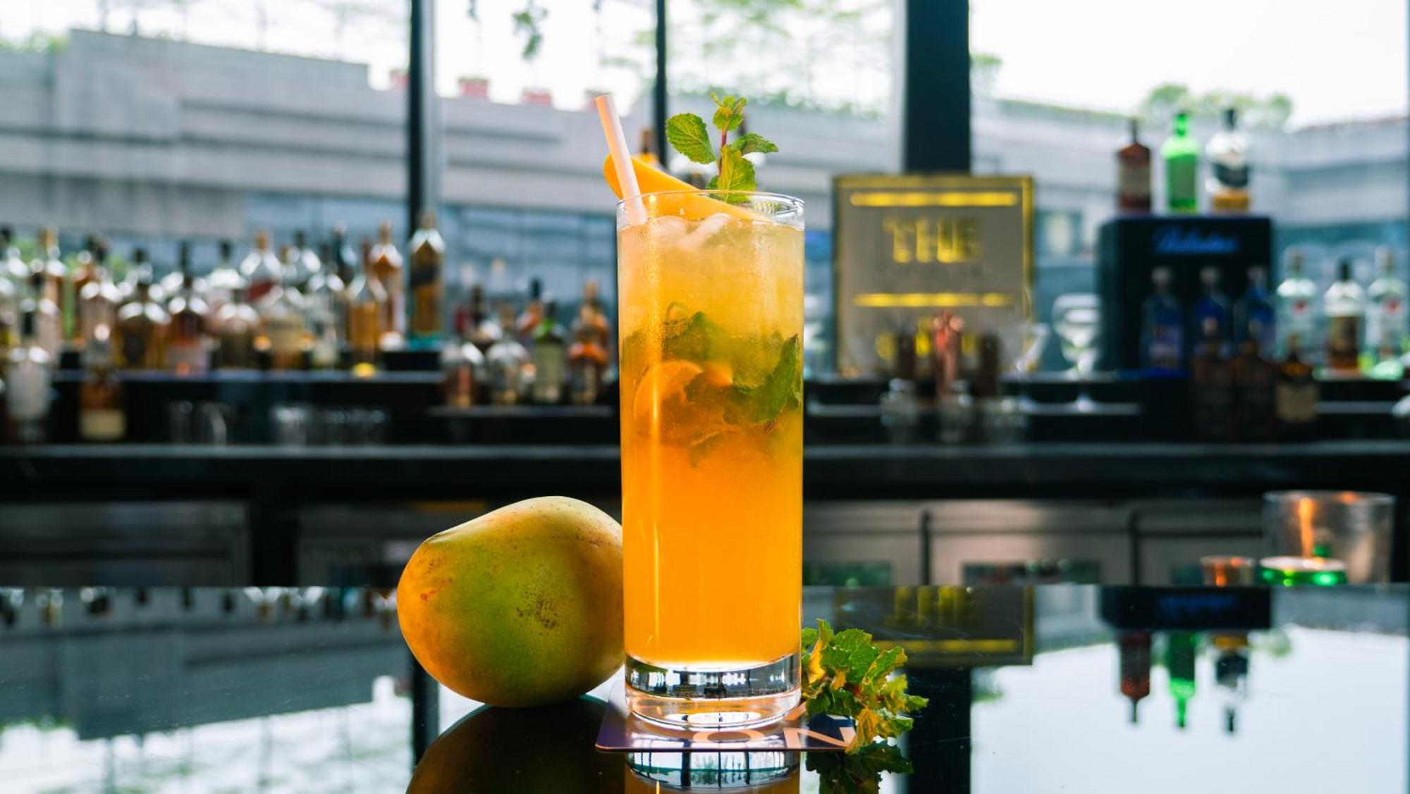 Novotel Kolkata Hotel And Residences Exterior photo A mango cocktail